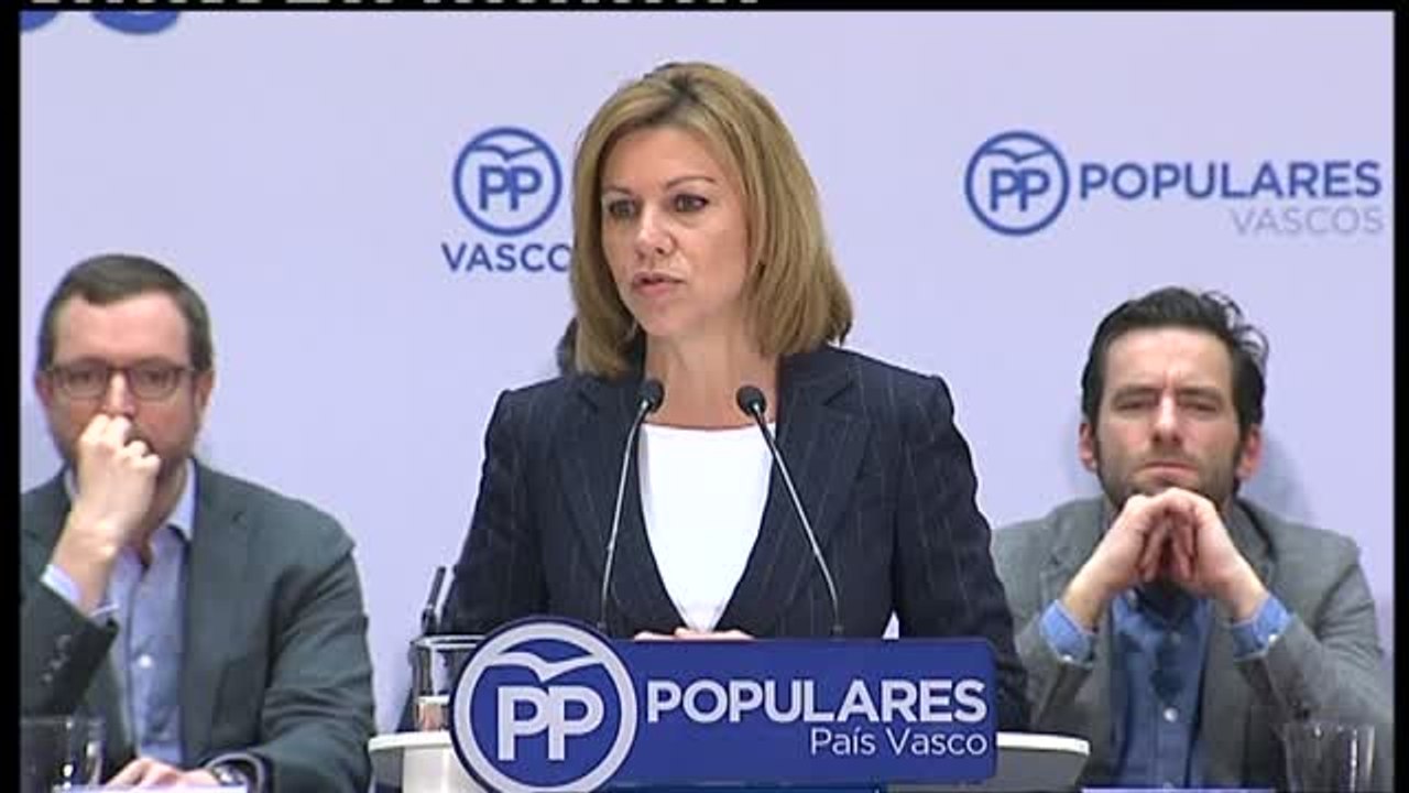 Cospedal acusa a "algunos" de "crear divisiones" solo para "ganar votos"