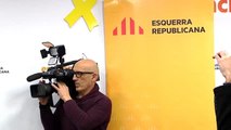 Aplausos de recuerdo a Oriol Junqueras y gritos de 'Llibertat' en la asamblea de ERC en Barcelona