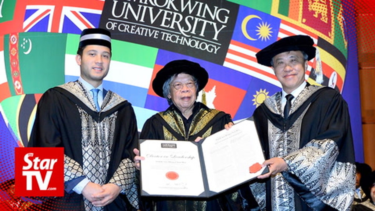 Wong Chun Wai gets honorary doctorate