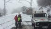 La caída de un árbol por la nieve deja atrapados a 51 pasajeros del tren Bilbao-Barcelona