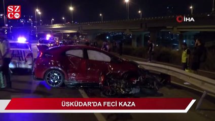 Üsküdar’da feci kaza