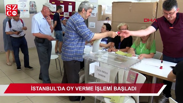İstanbul Büyükşehir Belediye Başkanlığı seçimi için oy verme işlemi başladı