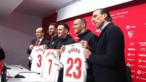 Layún, Roque Mesa y Sandro presentados como nuevos jugadores del Sevilla