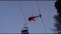 Rescatados 150 esquiadores de un telesilla en Austria