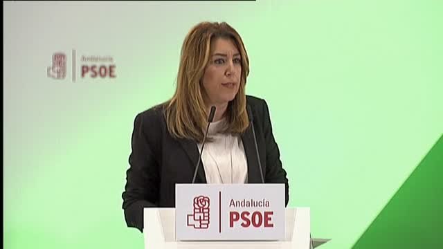 Susana Díaz asegura que a los socialistas le encanta que Andalucía tenga estabilidad