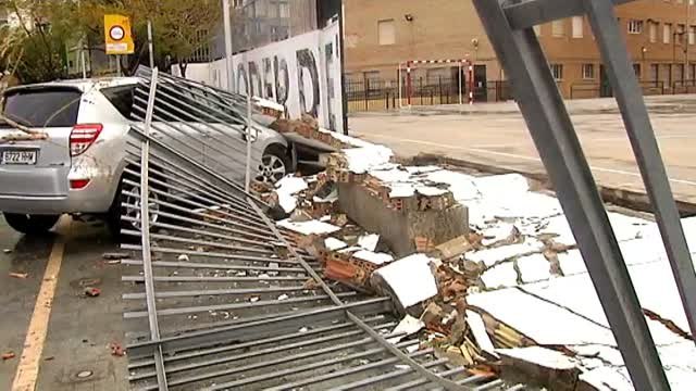 Málaga regista 250 incidencias en sólo tres horas debido al temporal