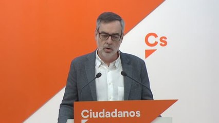 Ciudadanos reitera su apoyo al Gobierno y dice que no es momento de criticar errores