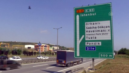 Anadolu Otoyolunda trafik yoğunluğu - İSTANBUL