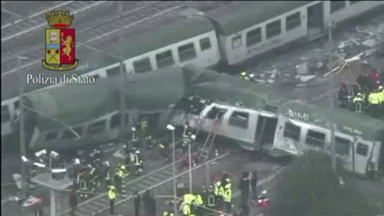 Al menos tres muertos y 100 heridos al descarrilar un tren cerca de Milán