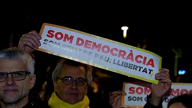 Protesta por los 100 días de encarcelamiento de los Jordis