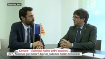 Puigdemont y Torrent no descartan una investidura presencial