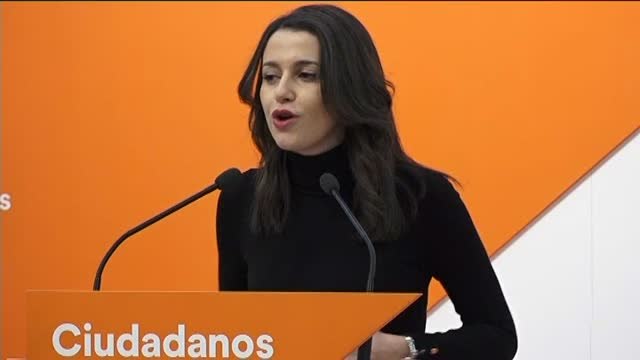 Arrimadas: El señor Torrent ha empezado con mal pie proponiendo a un huido de la Justicia