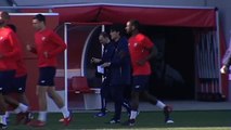 El Sevilla prepara su enfrentamiento liguero contra el Espanyol