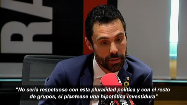 Torrent: Si Puigdemont es el candidato, tendremos que hablar de cómo afrontar su investidura