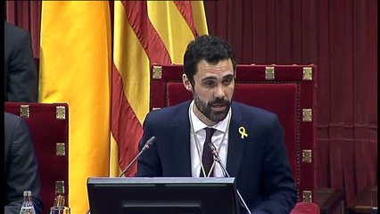 Torrent: "Voy a respetar el derecho de expresión de los que están aquí y de los que no"