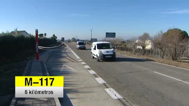 Así es la carretera en la que murió atropellada ayer una joven de 17 años