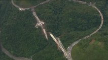 Diez muertos por el derrumbe de un puente que iba a conectar Bogotá con Villavicencio (Colombia)