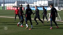 El Barça comienza a preparar los cuartos de Copa tras lograr la victoria en Anoeta