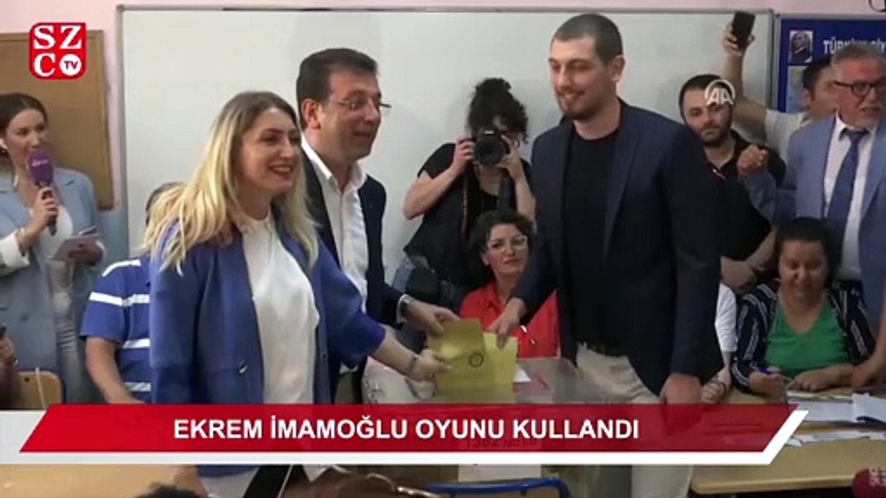 Ekrem İmamoğlu oyunu kullandı