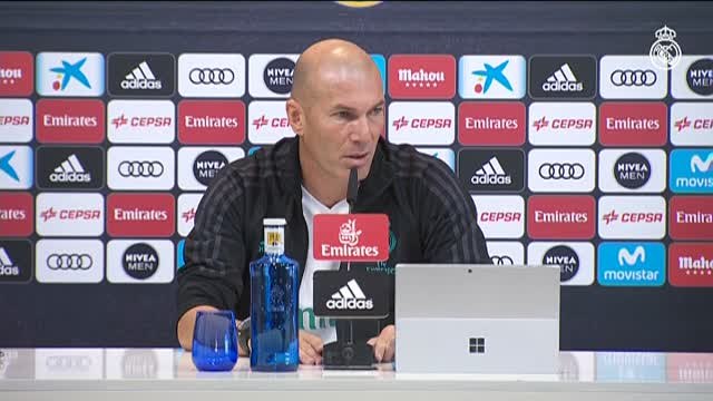 Zidane: Es muy bonito hablar de lo negativo del Real Madrid, vende más