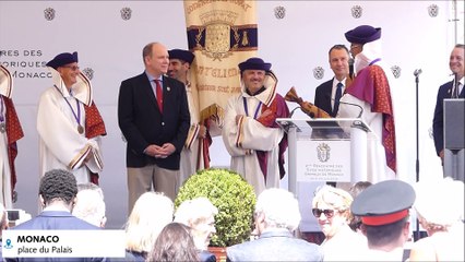 Le Prince Albert II de Monaco fait chevalier de la confrérie du Nougat de Montélimar
