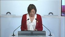 Forcadell renuncia a la presidencia del Parlament para dar paso a alguien 