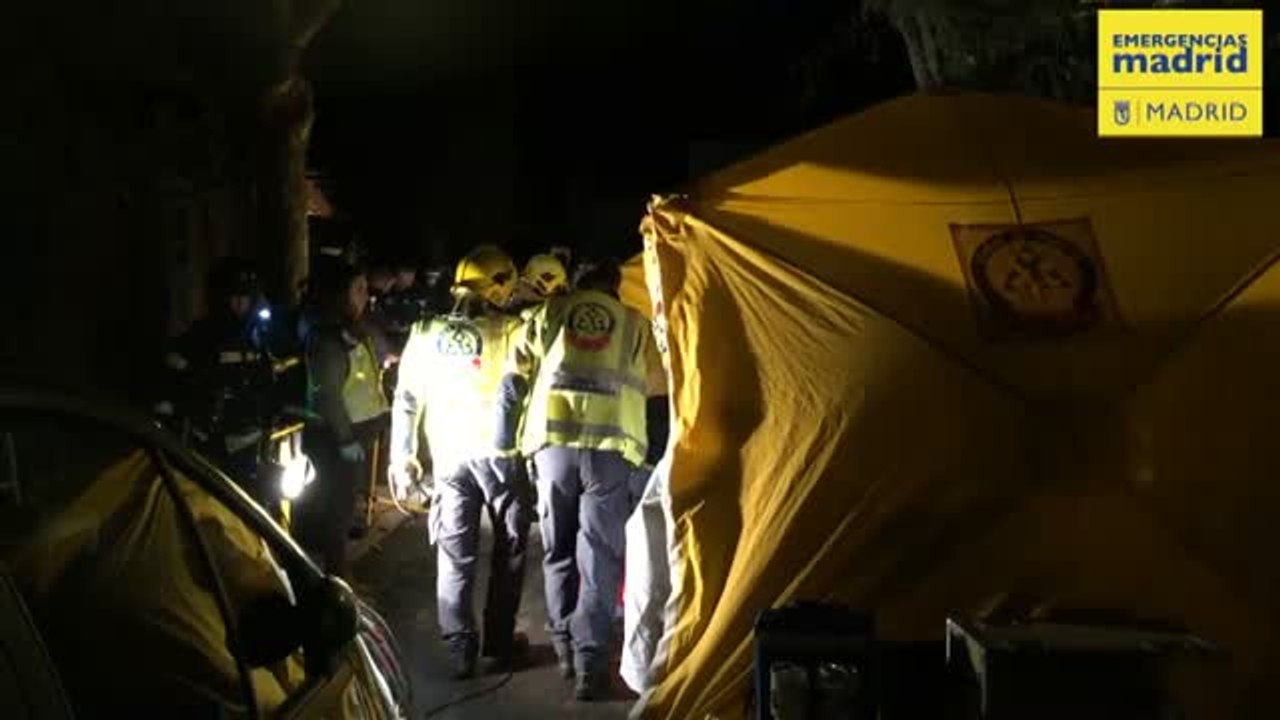 Ocho heridos en el incendio en una residencia de ancianos en Madrid