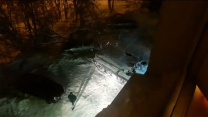 Un ruso realiza un alunizaje con un tanque para robar una botella de vino