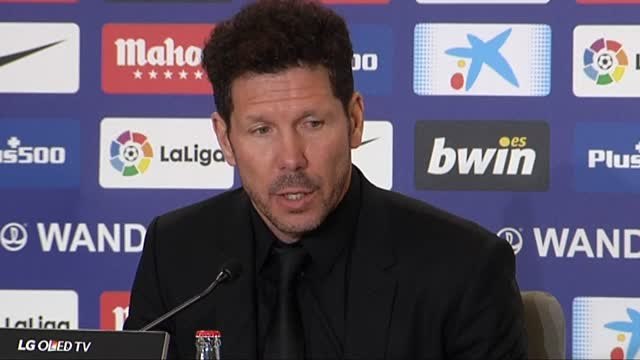 Simeone feliz ante su mejor plantilla: Me alegra el equipo que tenemos tras seis años aquí