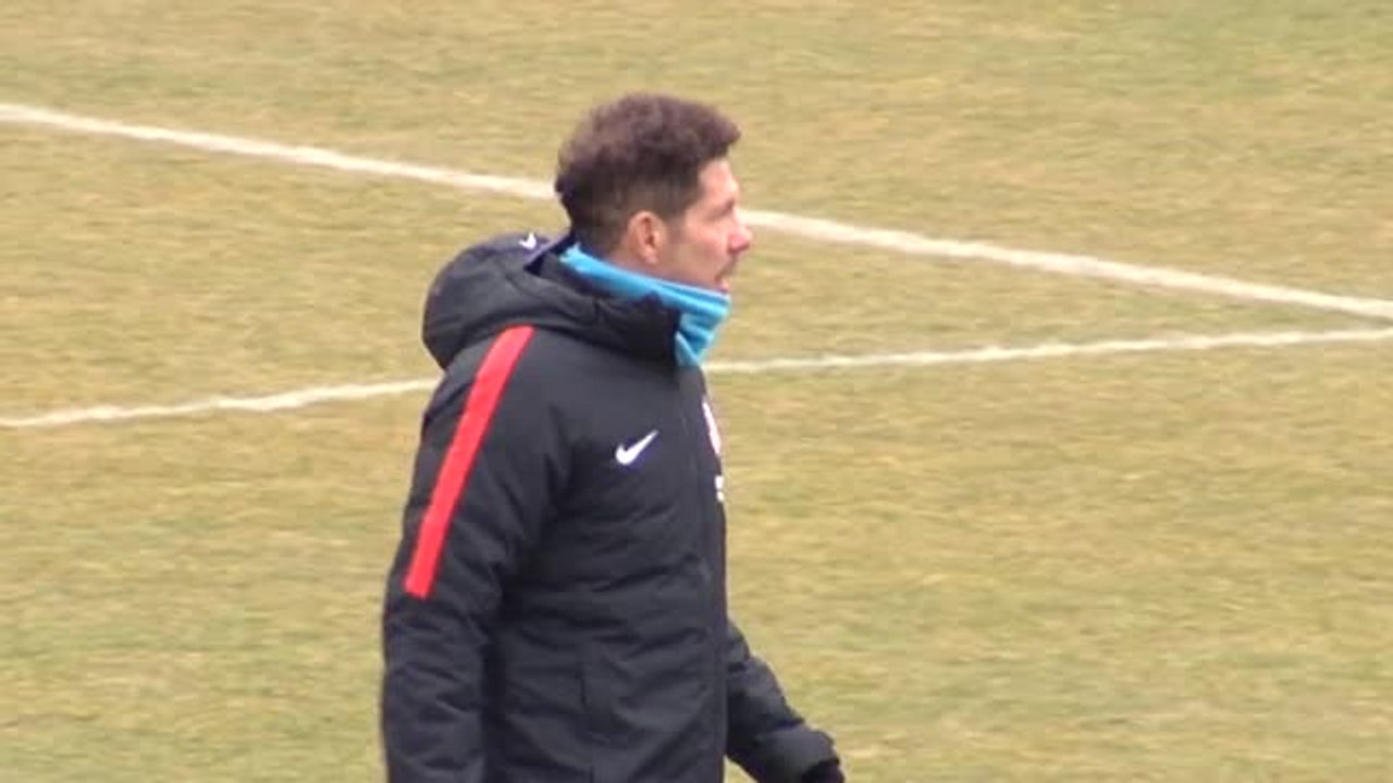 El Atlético de Madrid ya prepara el duelo ante el Lleida