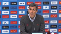 Sánchez Flores tras la derrota ante el Levante: 