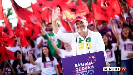Report TV - Përmet, Rama - Metës: Pluralizëm nuk do të thotë të dalësh mbi ligjin, asnjë milimetër