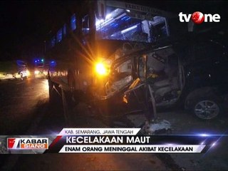 Télécharger la video: Kecelakaan Maut di Jalan Boyolali-Salatiga Tewaskan 6 Orang