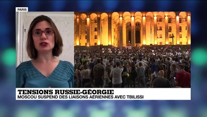 Manifestations en Géorgie: "C'est un vrai défi pour la Russie"