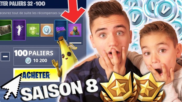 J'ACHETE TOUT LE PASS DE COMBAT SAISON 8 ET TEST NEW MAP - FORTNITE BATTLE ROYALE - Néo The One
