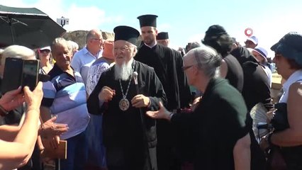 Fener Rum Patriği Bartholomeos, Kapadokya'da pazar ayini yönetti