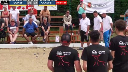 Supranational à pétanque d'Herblay juin 2019 : Demi-finale GOMES vs CANIVET