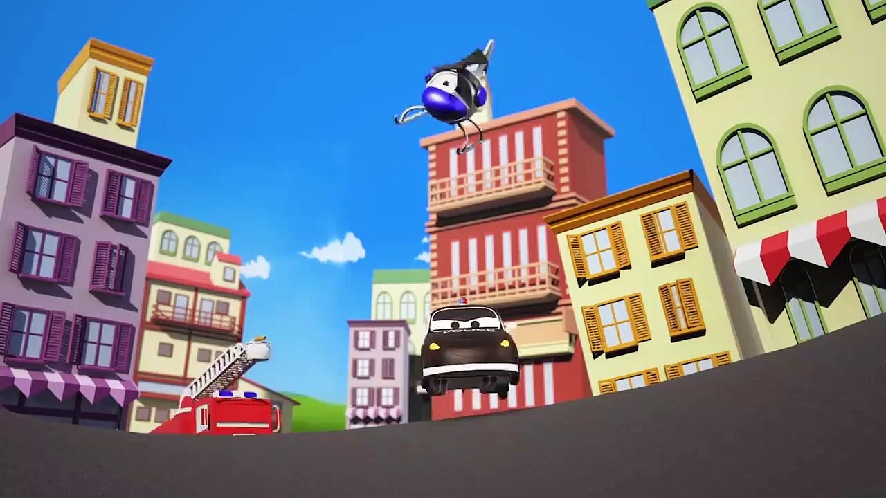 Baby FIRE TRUCK ate too Much CANDY - The Car Patrol in Car City l Cartoons for Children