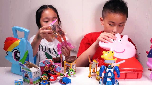 My Little Pony Carry Case Pinkie Pie Rainbow Dash & Twilight Sparkle MLP Case With Surprise Toys