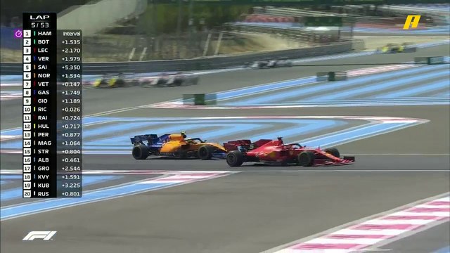 فيتيل يتجاوز نوريس.. والآخر يرد بطريقة غير متوقعة