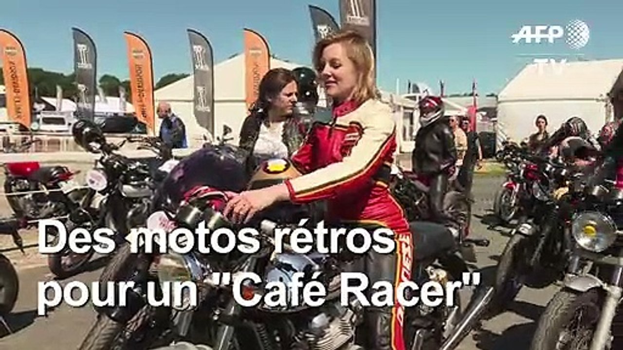 Des motos rétros pour le "Café Racer" de Montlhéry