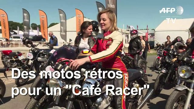 Des motos rétros pour le Café Racer de Montlhéry