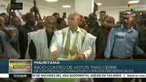 Mauritania inicia conteo de votos tras elecciones para presidente