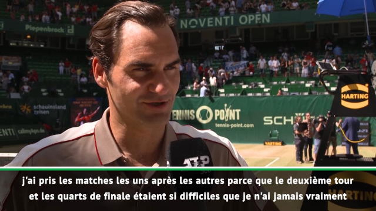 TENNIS : ATP : Halle - Federer : "Un moment très spécial dans ma carrière"