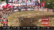 Geerts passes Van doninck - MX2 Race 1 - MXGP of Germany 2019