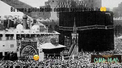 Kabe’nin eski fotoğraf larından Cuma mesajı
