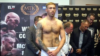 WBO EUROPEAN TITLE FIGHT! STEVEN WARD v LIAM CONROY *OFFICIAL* WEIGH IN & HEAD-TO-HEAD