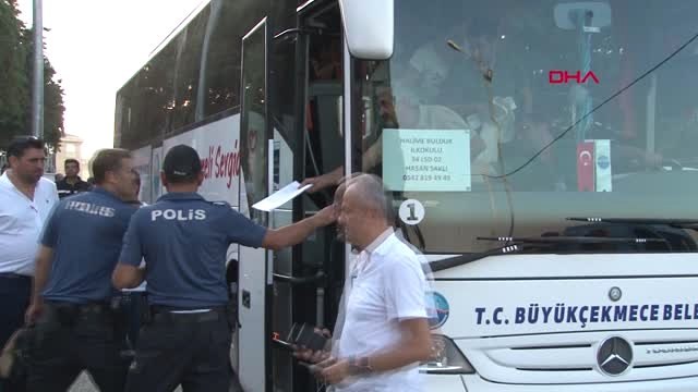 BÜYÜKÇEKMECE İLÇE SEÇİM KURULU'NA OY TORBALARI GETİRİLDİ