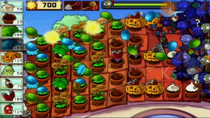 Melon Pults & Winter Melon in the ROOF of Zombies