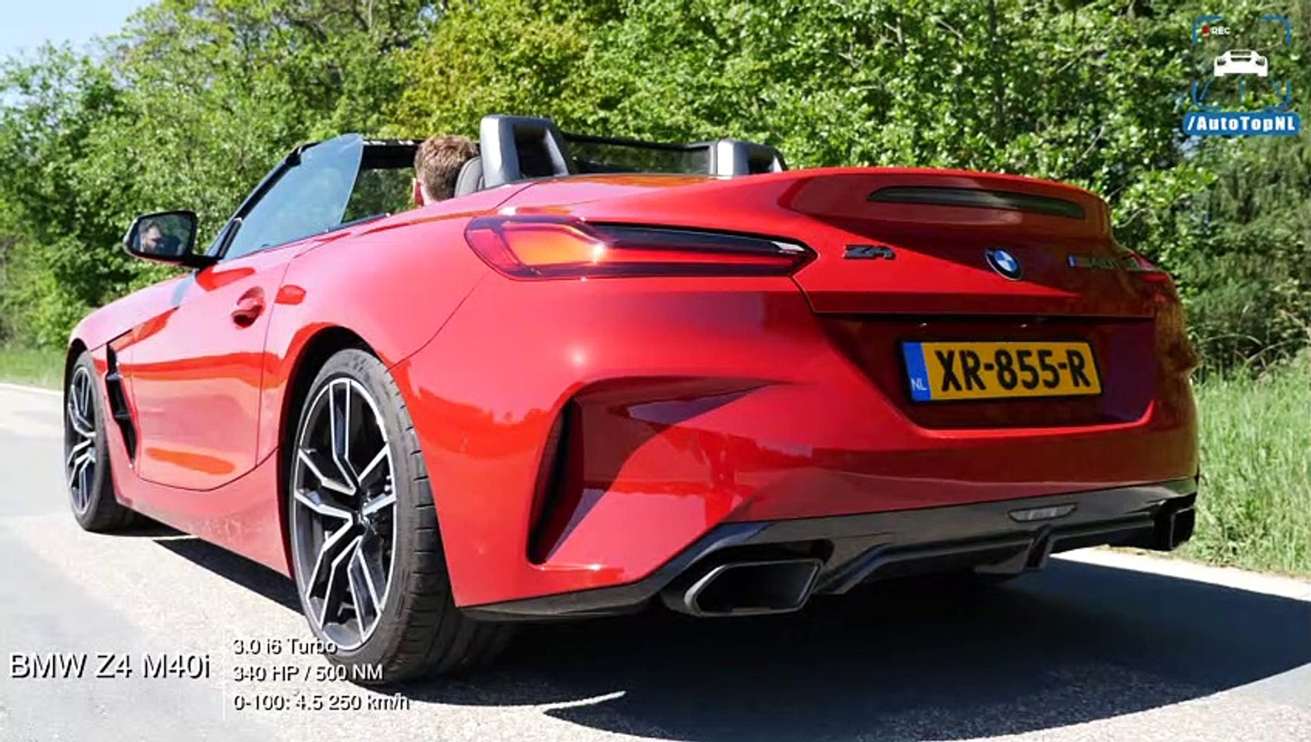NEW! BMW Z4 M40i LOUD! Exhaust SOUND Revs & ONBOARD by AutoTopNL